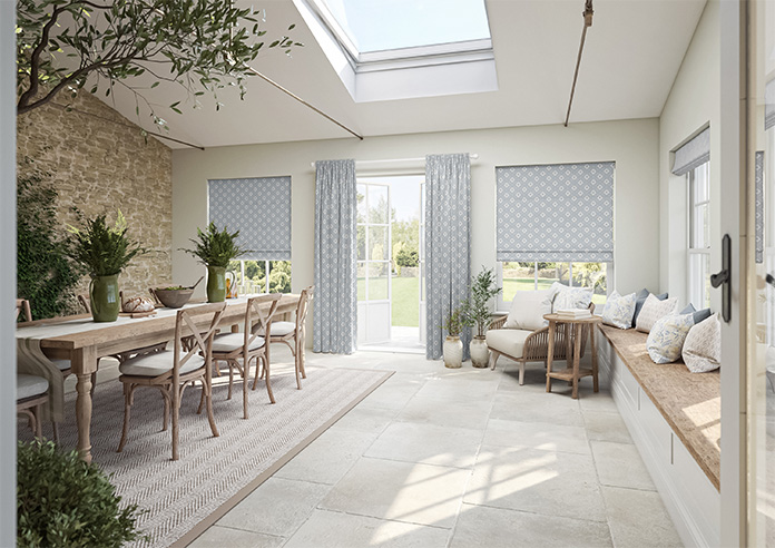 Huaraz Velvet, Grey - Twist&Fit Roman Blind - Image 6